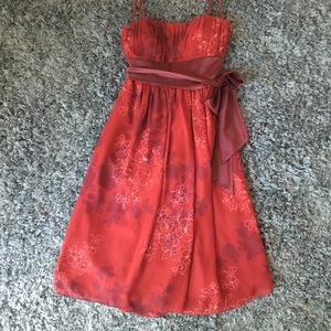 Beautiful chiffon strapless dress